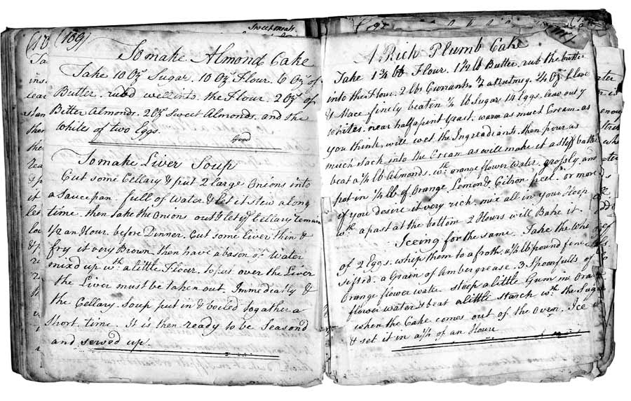 Some of Mary Ann Hardy's recipes